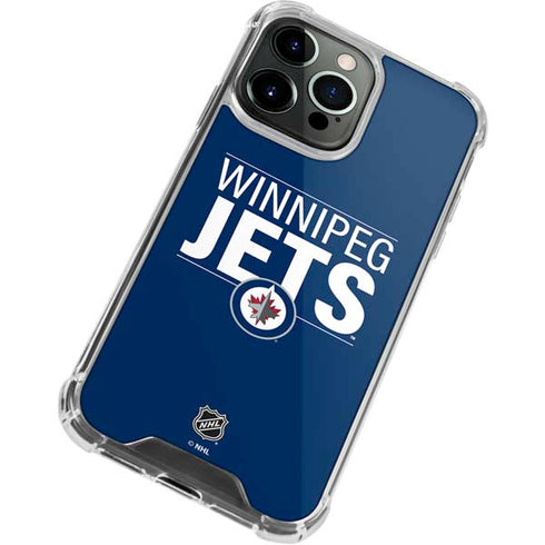 NHL Winnipeg Jets Lineup iPhone 14 Pro Max Clear Case