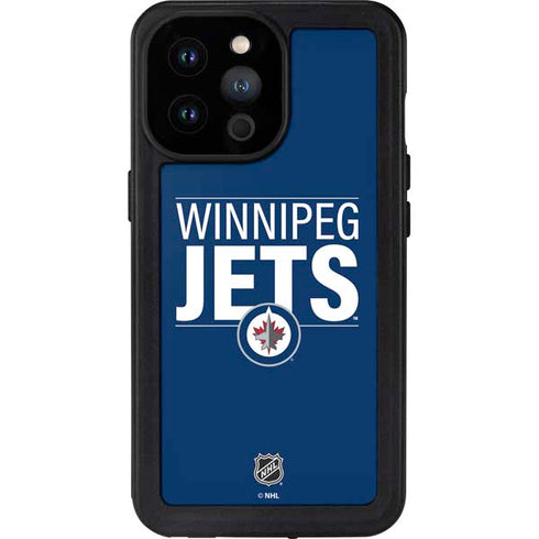 NHL Winnipeg Jets Lineup iPhone 14 Pro Max Waterproof Case