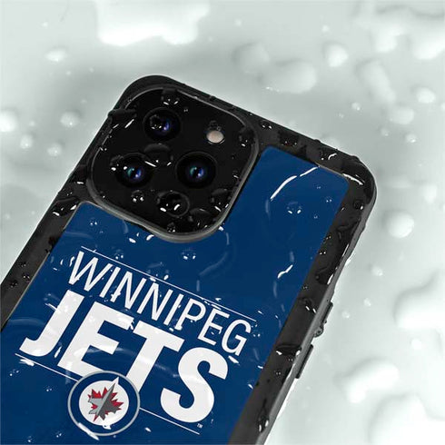 NHL Winnipeg Jets Lineup iPhone 14 Pro Max Waterproof Case