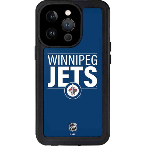 NHL Winnipeg Jets Lineup iPhone 14 Pro Waterproof Case