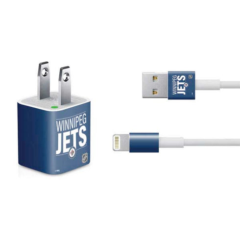 NHL Winnipeg Jets Lineup iPhone Charger (5W USB) Skin