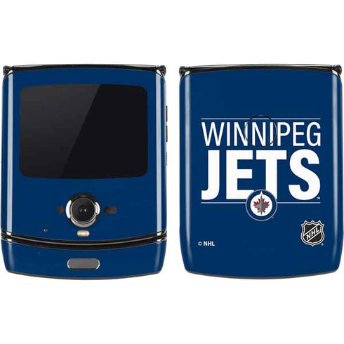 NHL Winnipeg Jets Lineup Motorola RAZR Skin
