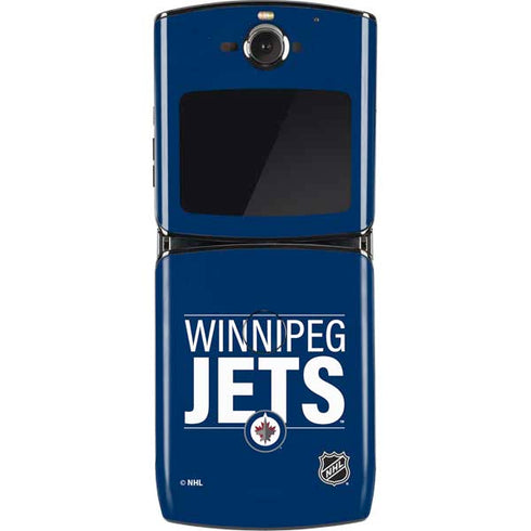 NHL Winnipeg Jets Lineup Motorola RAZR Skin