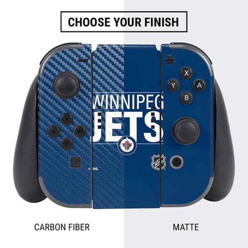 NHL Winnipeg Jets Lineup Nintendo Switch Bundle Skin