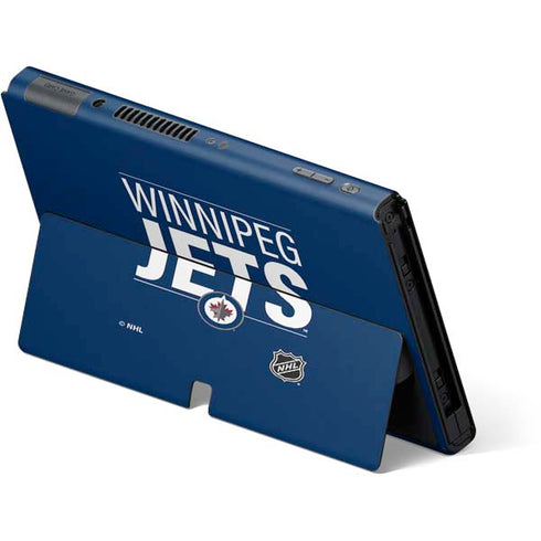 NHL Winnipeg Jets Lineup Nintendo Switch OLED (2021) Skin