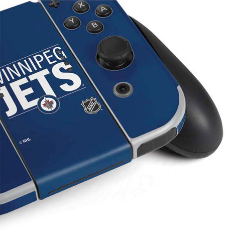 NHL Winnipeg Jets Lineup Nintendo Switch OLED (2021) Skin