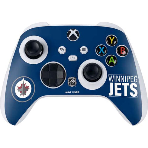 NHL Winnipeg Jets Lineup Xbox Series S Controller Skin
