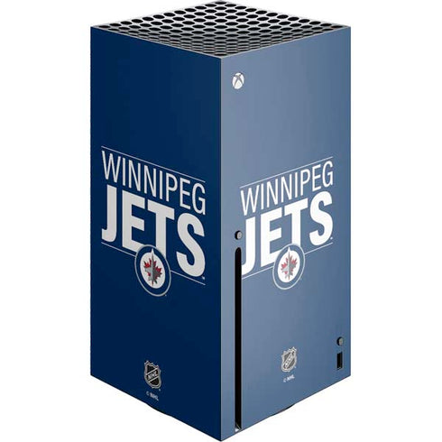 NHL Winnipeg Jets Lineup Xbox Series X Console Skin