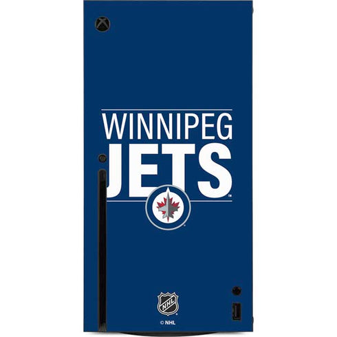 NHL Winnipeg Jets Lineup Xbox Series X Console Skin
