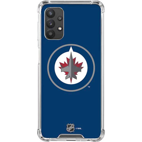 NHL Winnipeg Jets Logo Galaxy A32 5G Clear Case
