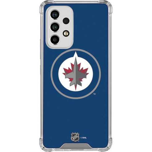 NHL Winnipeg Jets Logo Galaxy A53 5G Clear Case