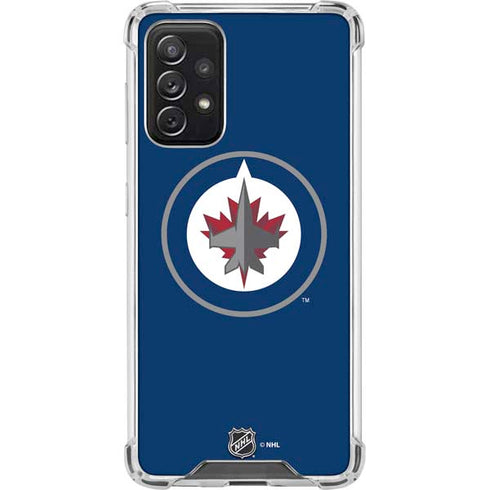 NHL Winnipeg Jets Logo Galaxy A72 5G Clear Case