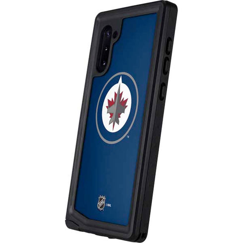 NHL Winnipeg Jets Logo Galaxy Note 10 Waterproof Case