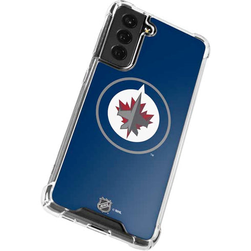 NHL Winnipeg Jets Logo Galaxy S21 FE Clear Case