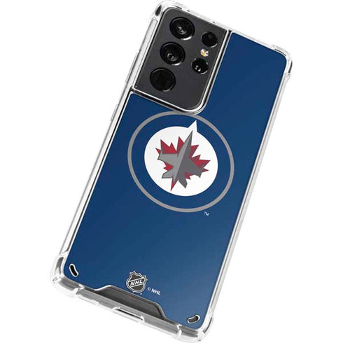 NHL Winnipeg Jets Logo Galaxy S21 Ultra 5G Clear Case