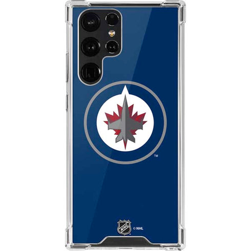 NHL Winnipeg Jets Logo Galaxy S22 Ultra Clear Case