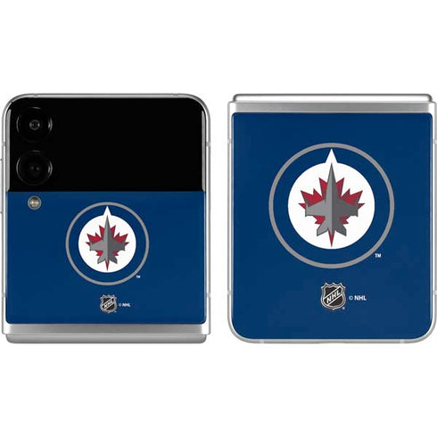 NHL Winnipeg Jets Logo Galaxy Z Flip4 5G Skin