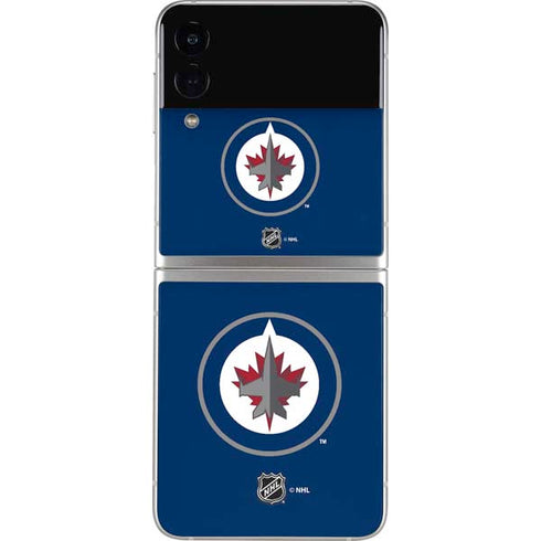 NHL Winnipeg Jets Logo Galaxy Z Flip4 5G Skin