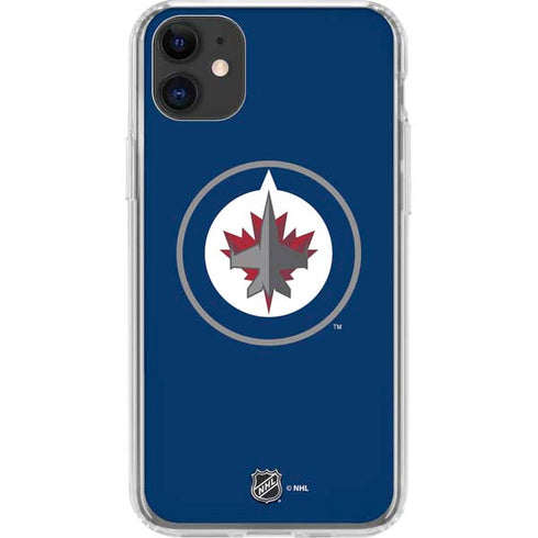 NHL Winnipeg Jets Logo iPhone 11 Clear Case