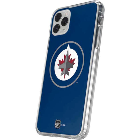 NHL Winnipeg Jets Logo iPhone 11 Pro Clear Case