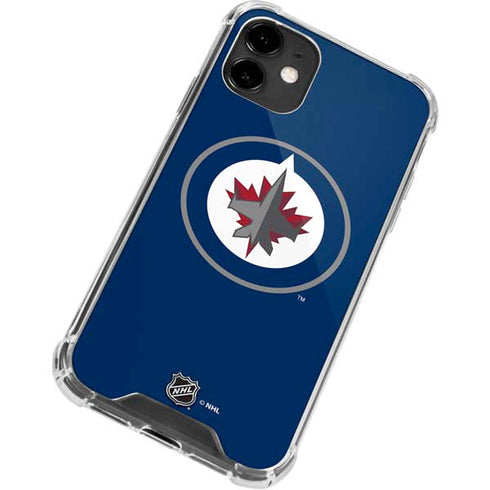 NHL Winnipeg Jets Logo iPhone 12 Clear Case