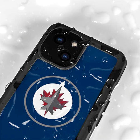 NHL Winnipeg Jets Logo iPhone 13 Mini Waterproof Case