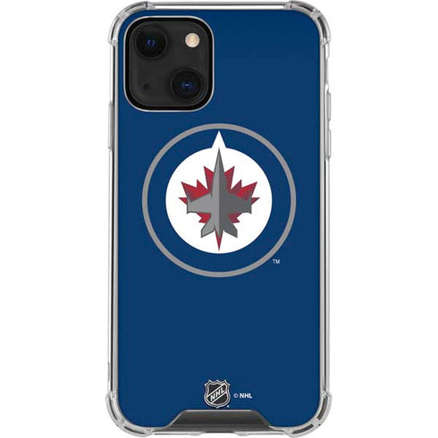 NHL Winnipeg Jets Logo iPhone 14 Plus Clear Case