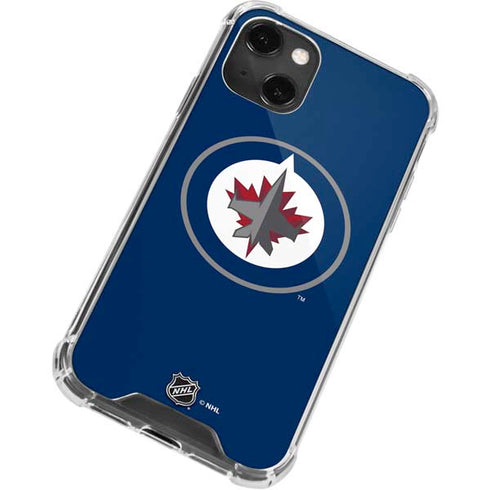 NHL Winnipeg Jets Logo iPhone 14 Plus Clear Case