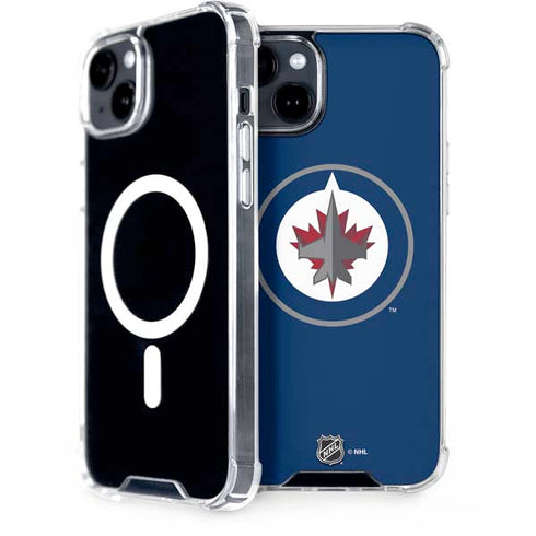 NHL Winnipeg Jets Logo iPhone 14 Plus MagSafe Case