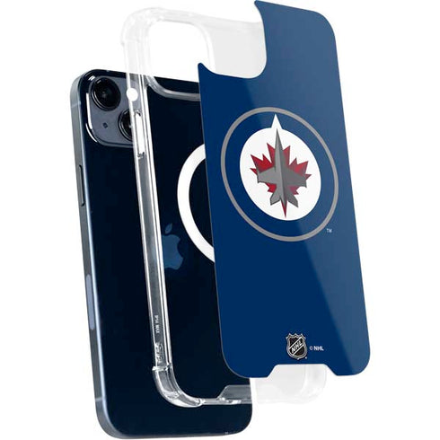 NHL Winnipeg Jets Logo iPhone 14 Plus MagSafe Case