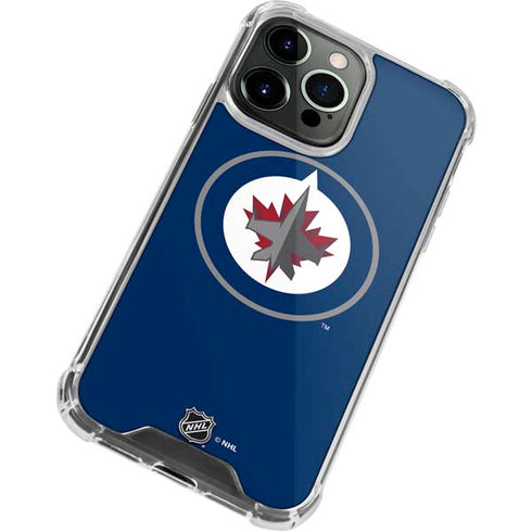 NHL Winnipeg Jets Logo iPhone 14 Pro Clear Case