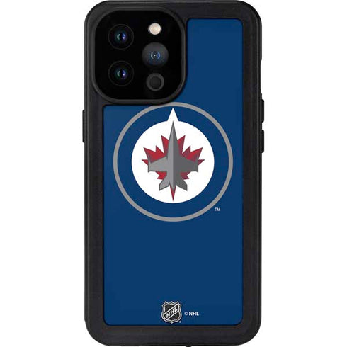 NHL Winnipeg Jets Logo iPhone 14 Pro Max Waterproof Case