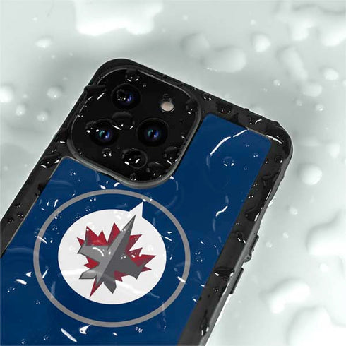 NHL Winnipeg Jets Logo iPhone 14 Pro Max Waterproof Case