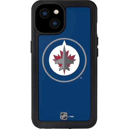 NHL Winnipeg Jets Logo iPhone 15 Plus Waterproof Case