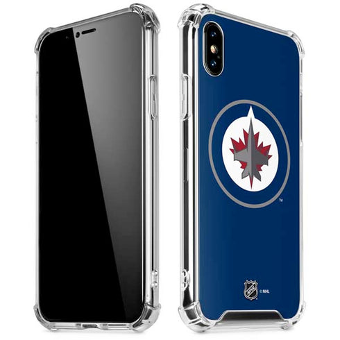 NHL Winnipeg Jets Logo iPhone XS Max Clear Case