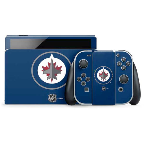 NHL Winnipeg Jets Logo Nintendo Switch OLED (2021) Skin