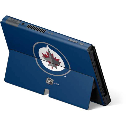NHL Winnipeg Jets Logo Nintendo Switch OLED (2021) Skin