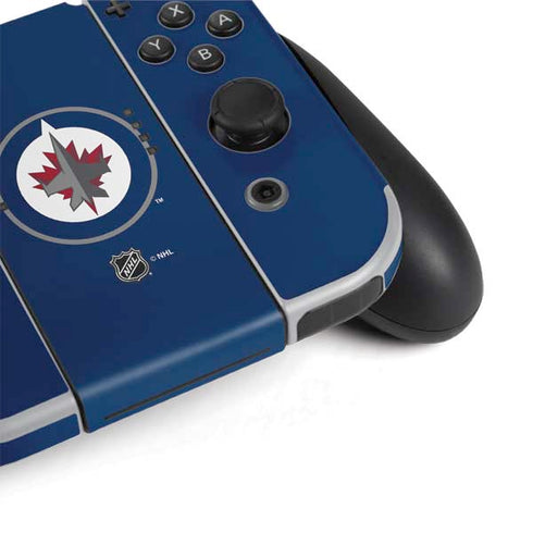 NHL Winnipeg Jets Logo Nintendo Switch OLED (2021) Skin