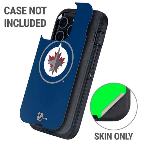 NHL Winnipeg Jets Logo Otterbox Defender iPhone Skin
