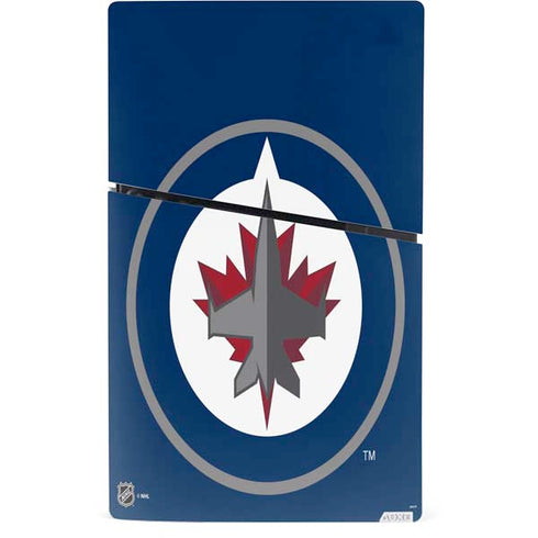 NHL Winnipeg Jets Logo PS5 Slim Digital Edition Console Skin