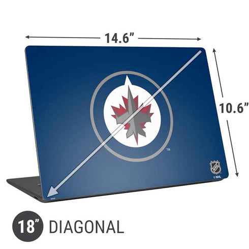NHL Winnipeg Jets Logo Universal Laptop 18in (14.6 x 10.6in) Skin