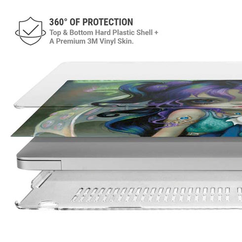 Winter Fairy With Frost Dragon by Jasmine Becket-Griffith MacBook Air 15in (2023-2025) Case plus Skin