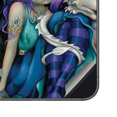 Winter Fairy With Frost Dragon by Jasmine Becket-Griffith Galaxy S23 FE Skin