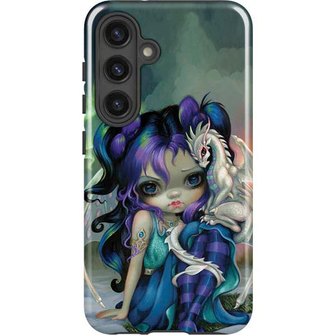 Winter Fairy With Frost Dragon by Jasmine Becket-Griffith Galaxy S24 Impact Case