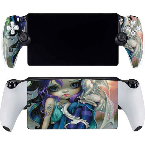 Winter Fairy With Frost Dragon by Jasmine Becket-Griffith PlayStation Portal Remote Player Skin