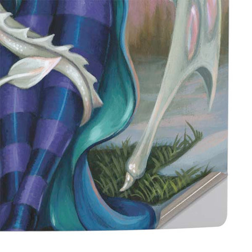 Winter Fairy With Frost Dragon by Jasmine Becket-Griffith PS5 Slim Digital Edition Console Skin