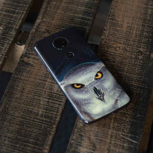 Ed Beard Jr. White Owl Moto E5 Plus Skin