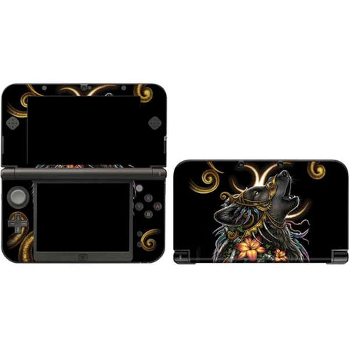 Wolf Howling by Sarah Richter 3DS XL 2015 Skin