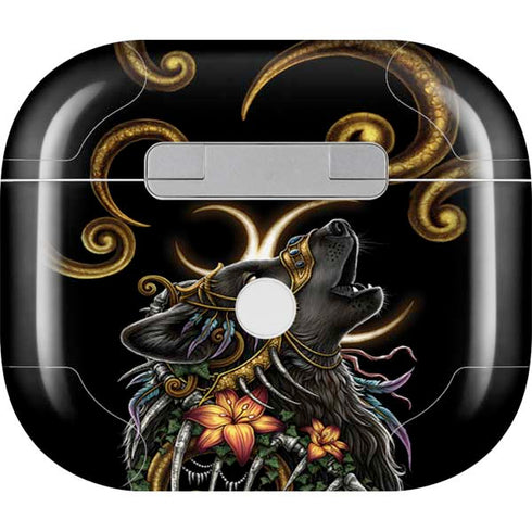 Wolf Howling by Sarah Richter Apple AirPods (3rd Gen 2021) Skin
