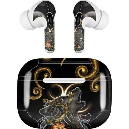 Wolf Howling by Sarah Richter Apple AirPods Pro Skin